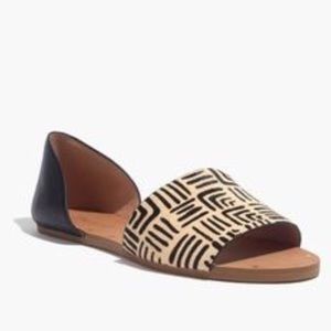 Madewell ‘Thea’ Tribal Calf Hair Leather Sandal